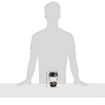 pearlstar Solar Lanterns - Vintage Solar Lights for Outdoors