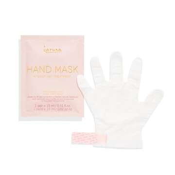 Karuna Hydrating+ Hand Sheet Mask, Creamy Oil-Infused Hand Mask with Camellia Flower, Soothe & Moist...