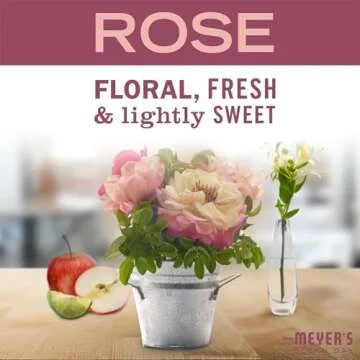Mrs. Meyer’s Rose Scent Kitchen Set for Fresh Cleaning