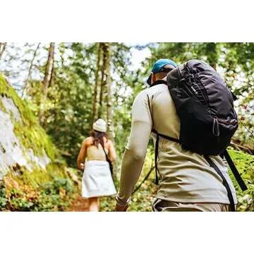 North Face Basin Daypack 24L with Rain Cover - Unisex