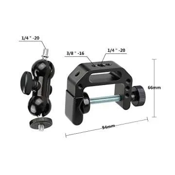 CAMVATE Clamp Mount for Cameras and Lights - Versatile Design