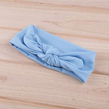 12Pcs Baby Girls Toddler Infant Newborn Bunny Rabbit Ear Headband Hair Bands