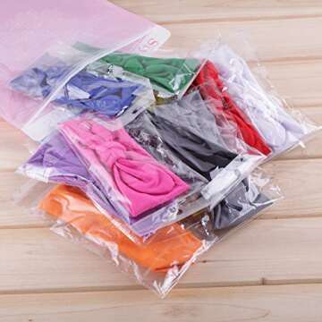 12Pcs Baby Girls Toddler Infant Newborn Bunny Rabbit Ear Headband Hair Bands