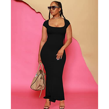 Chic Doweha Summer Casual T-Shirt Dress for Women 2024