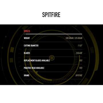 New Archery Products Spitfire Broadhead 1.5' Cut 3-Pack