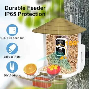 BirdSnap® TUC: 2K Bird Feeder Camera for Bird Lovers