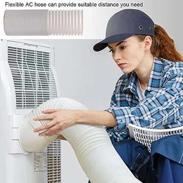 Durable BEWAVE Portable Air Conditioner Hose for Universal Use