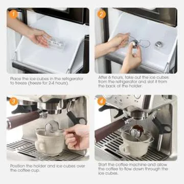 AIEVE Stainless Steel Espresso Cooling Balls - Chill & Enjoy Coffee