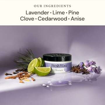 Fresh Wave Lavender Odor Removing Gel, 7 oz., Pack of 3 - Safer Odor Absorbers for Home, Natural Pla...