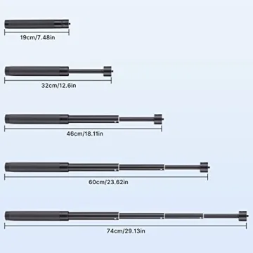 YILIWIT Adjustable Selfie Stick for Action Cameras and Gimbals