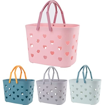 Peohud 4 Pack Shower Caddy Baskets for Organized Storage