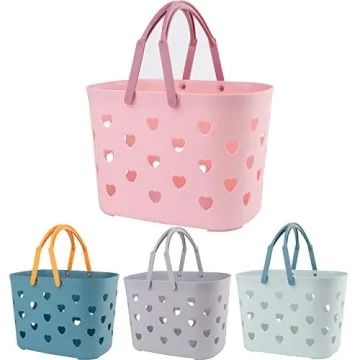 Peohud 4 Pack Shower Caddy Baskets for Organized Storage