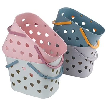 Peohud 4 Pack Shower Caddy Baskets for Organized Storage