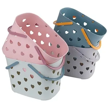 Peohud 4 Pack Shower Caddy Baskets for Organized Storage