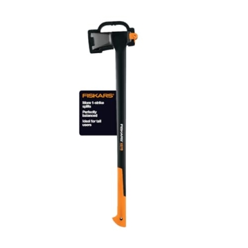 Fiskars X27 Super Splitting Axe for Efficient Wood Splitting