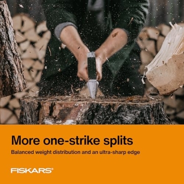Fiskars X27 Super Splitting Axe for Efficient Wood Splitting