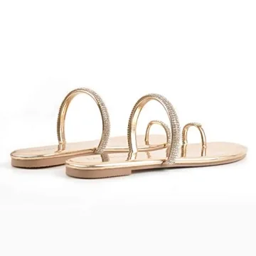 Elegant MissHeel Jeweled Sandals for Women