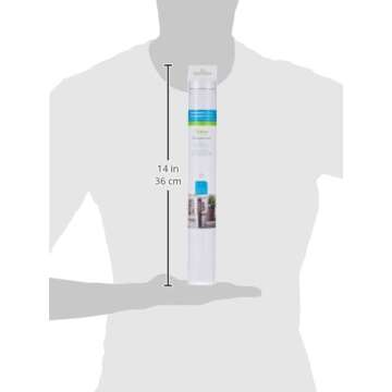 Cricut Premium Permanent Vinyl (12" x 48"), Strong Adhesive Lasts for 3 Years, UV & Water-Resistant, Perfect for Indoor-Outdoor DIY Projects, Compatible with Cricut Machines, White