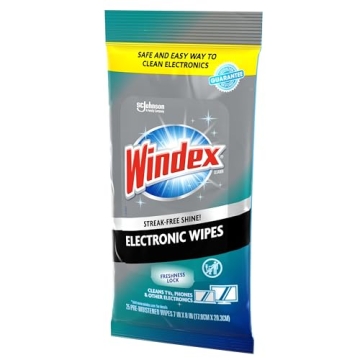 Windex Electronics Wipes – Pre-Moistened Cleaning Solution for Devices