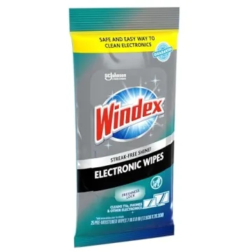 Windex Electronics Wipes – Pre-Moistened Cleaning Solution for Devices