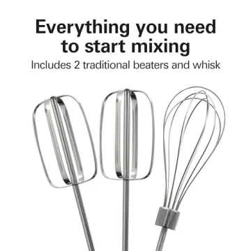 Hamilton Beach 6-Speed Hand Mixer with Whisk & Beaters