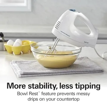 Hamilton Beach 6-Speed Hand Mixer with Whisk & Beaters