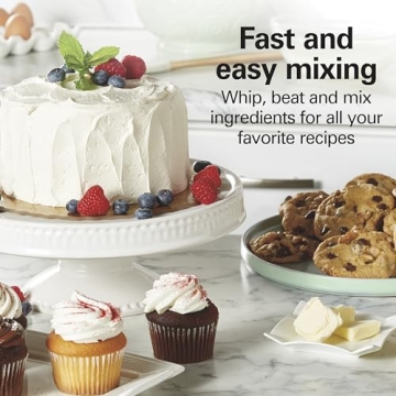 Hamilton Beach 6-Speed Hand Mixer with Whisk & Beaters