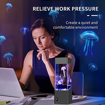 Multi-Color Jellyfish Lamp - USB Powered Night Light