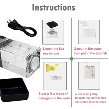 Multi-Color Jellyfish Lamp - USB Powered Night Light