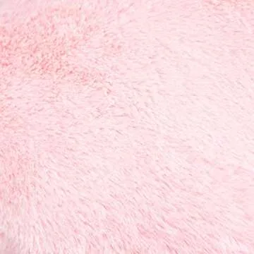 Amazon Basics Kids Pink Heart Pillow, Room Decor, 10.5 in x 4 in