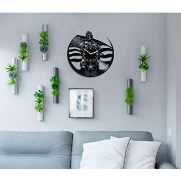 U.S. Army Vinyl Record Wall Clock - Unique Gift