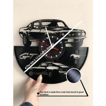 U.S. Army Vinyl Record Wall Clock - Unique Gift