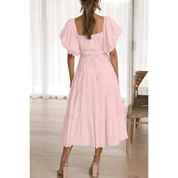 LILLUSORY Pink Spring Dresses for Women 2023