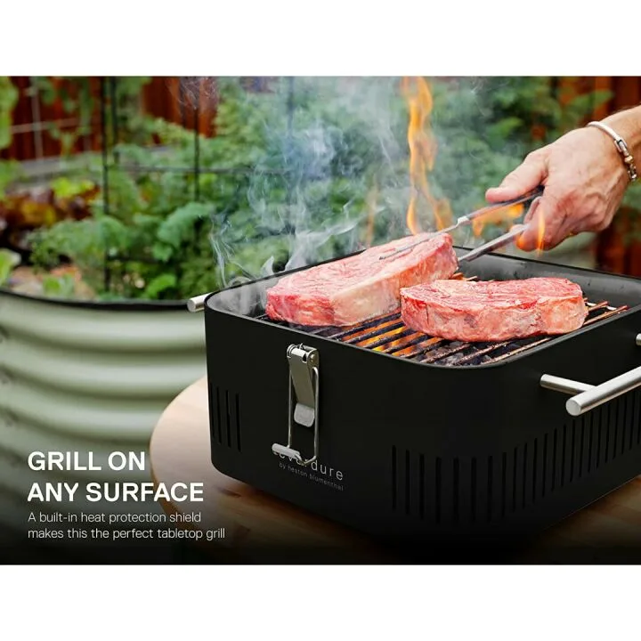 Everdure CUBE Portable Charcoal Grill for Easy BBQ