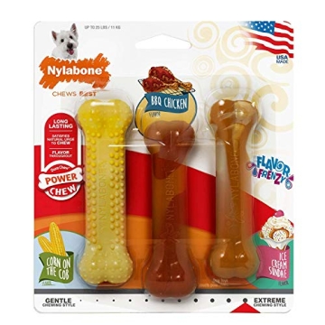 Nylabone Power Chew Toy - Durable & Flavorful for Small Dogs
