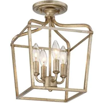 Minka Lavery 4-Light Brio Gold Ceiling Pendant Chandelier