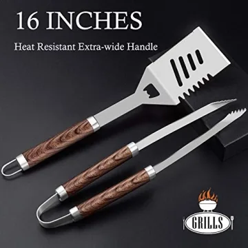 Heavy Duty BBQ Grill Tool Set - 30pcs Essentials