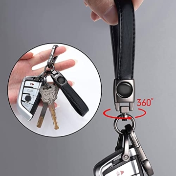 Stylish YUNHECHUHAI BMW Car Keychain - Durable Zinc Alloy Accessory