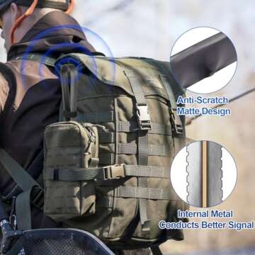 Bingfu 18.5" Tactical Antenna for VHF UHF Ham Radios