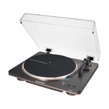 Audio-Technica AT-LP70X Fully Automatic Belt-Drive Turntable - Black/Bronze