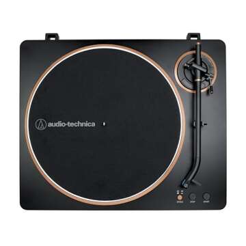 Audio-Technica AT-LP70X Fully Automatic Belt-Drive Turntable - Black/Bronze