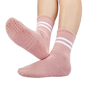 Stylish Pilates Socks with Grips for All Fitness Enthusiasts