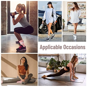 Stylish Pilates Socks with Grips for All Fitness Enthusiasts