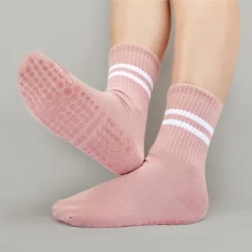 Stylish Pilates Socks with Grips for All Fitness Enthusiasts