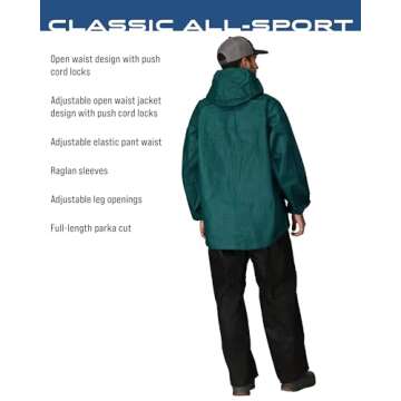 FROGG TOGGS Men's Waterproof Rain Suit for Outdoors