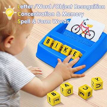 NARRIO Letter Matching Game for Kids Aged 3-8
