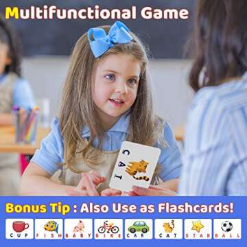 NARRIO Letter Matching Game for Kids Aged 3-8