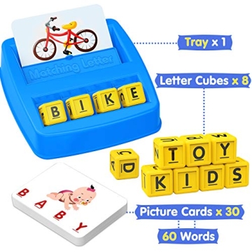 NARRIO Letter Matching Game for Kids Aged 3-8