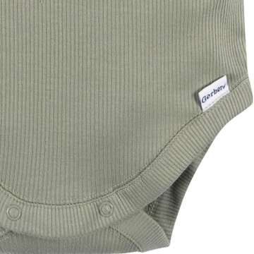 Gerber Baby Olive Bodysuit & Shorts Set | 6-9 Months