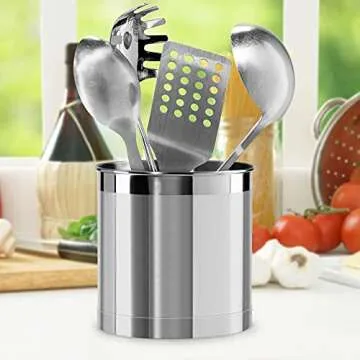 Oggi Jumbo Utensil Holder - Stainless Steel & Durable